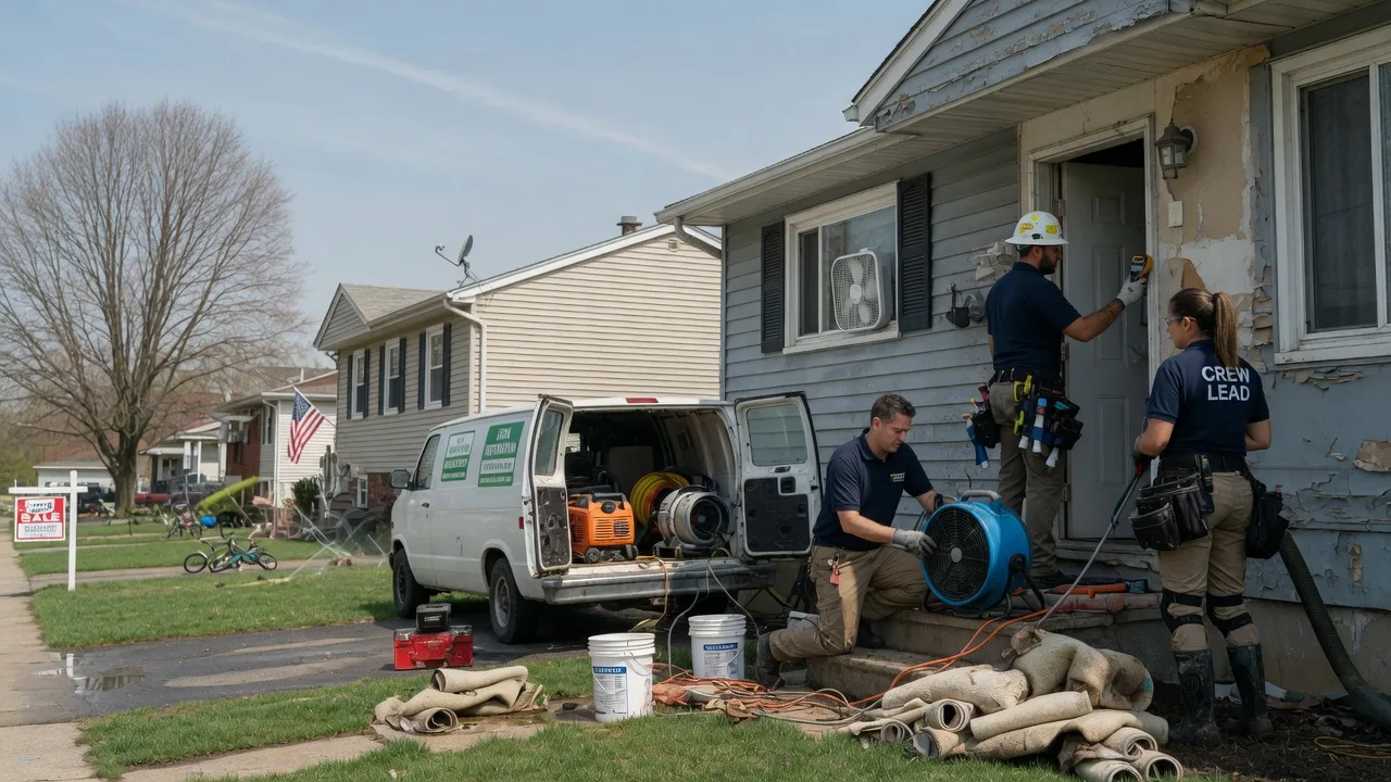 Flood Cleanup in Paw Paw, MI near me
